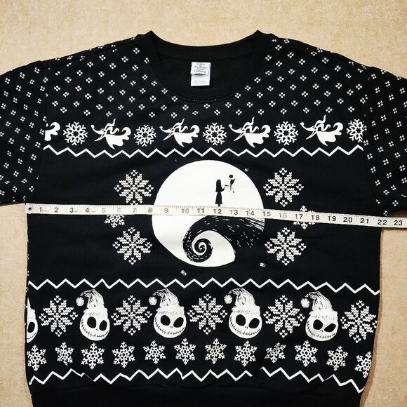 Disney Tim Burton's Nightmare Before Christmas Light Up Sweater #6 - Picture 4 of 7
